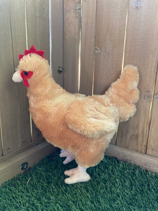 12" Stuffed Realistic Chicken Plush Toy